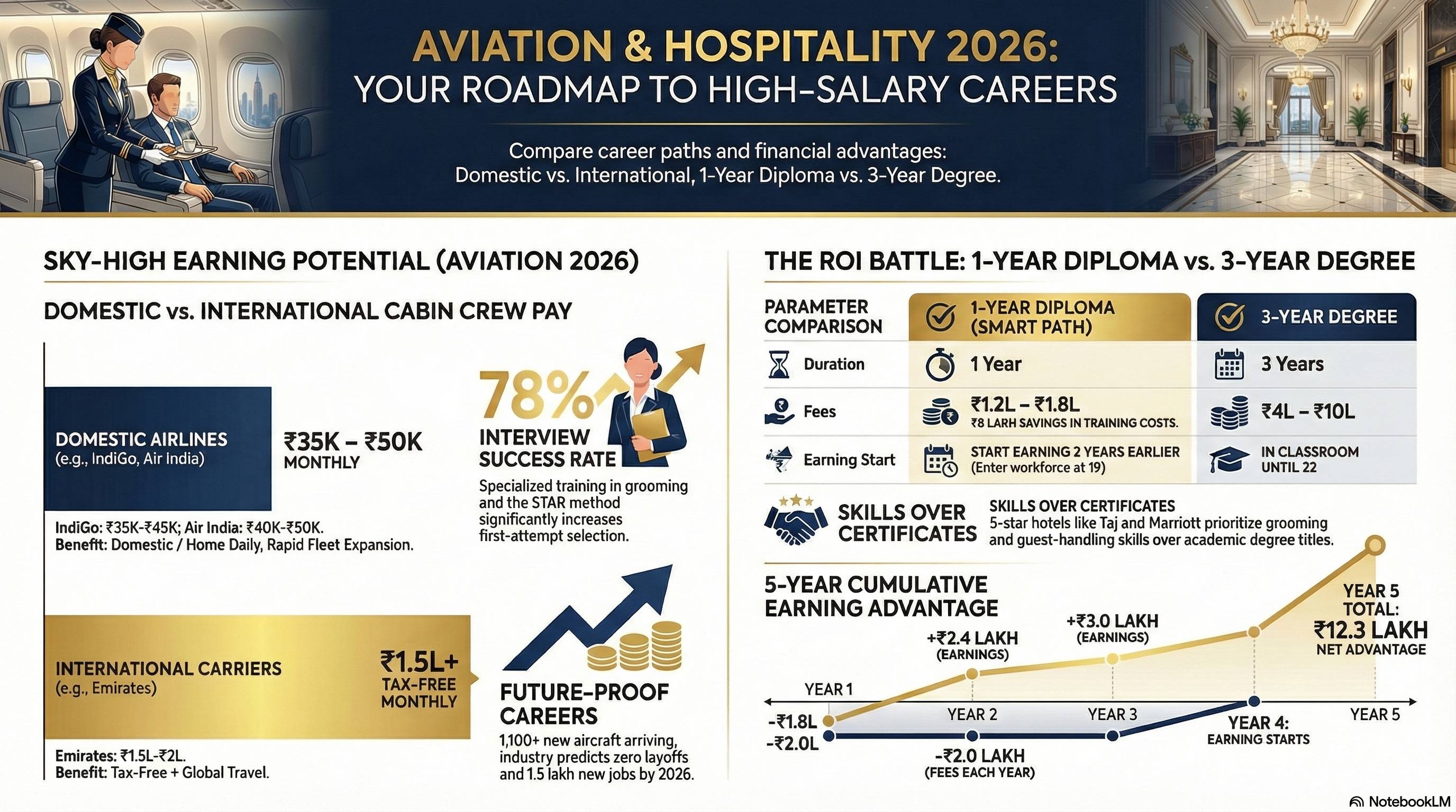 Diploma in Hotel Management vs Degree: Which Is Better in 2026? - Wings Institute Hotel Mgmt guide